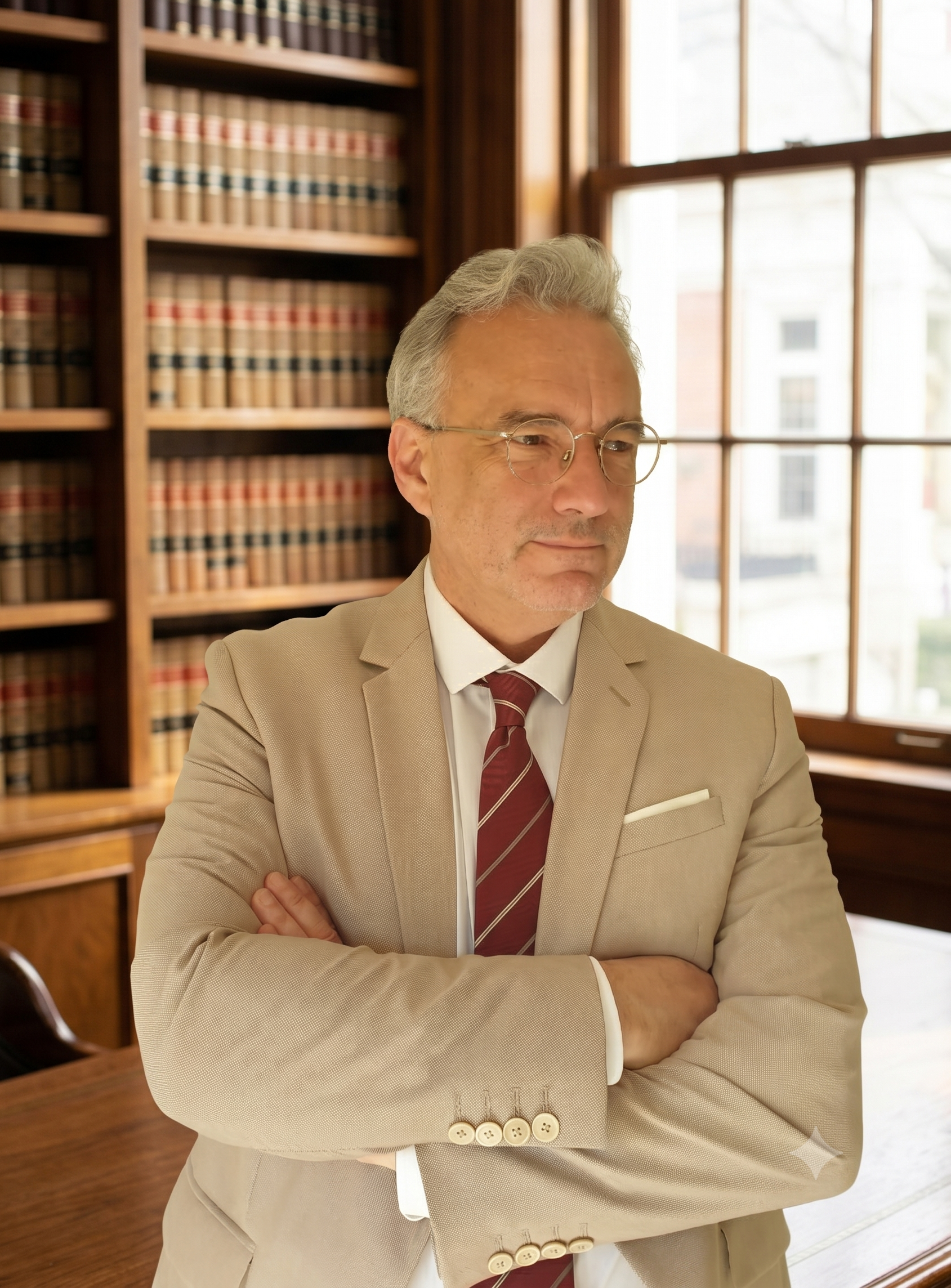 Foto de Camilo Cid en un despacho